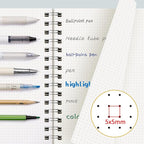 EMSHOI A5 Spiral Notebook Bullet Dotted journal, Small 5.7" X 8.22", 300 - Image 3