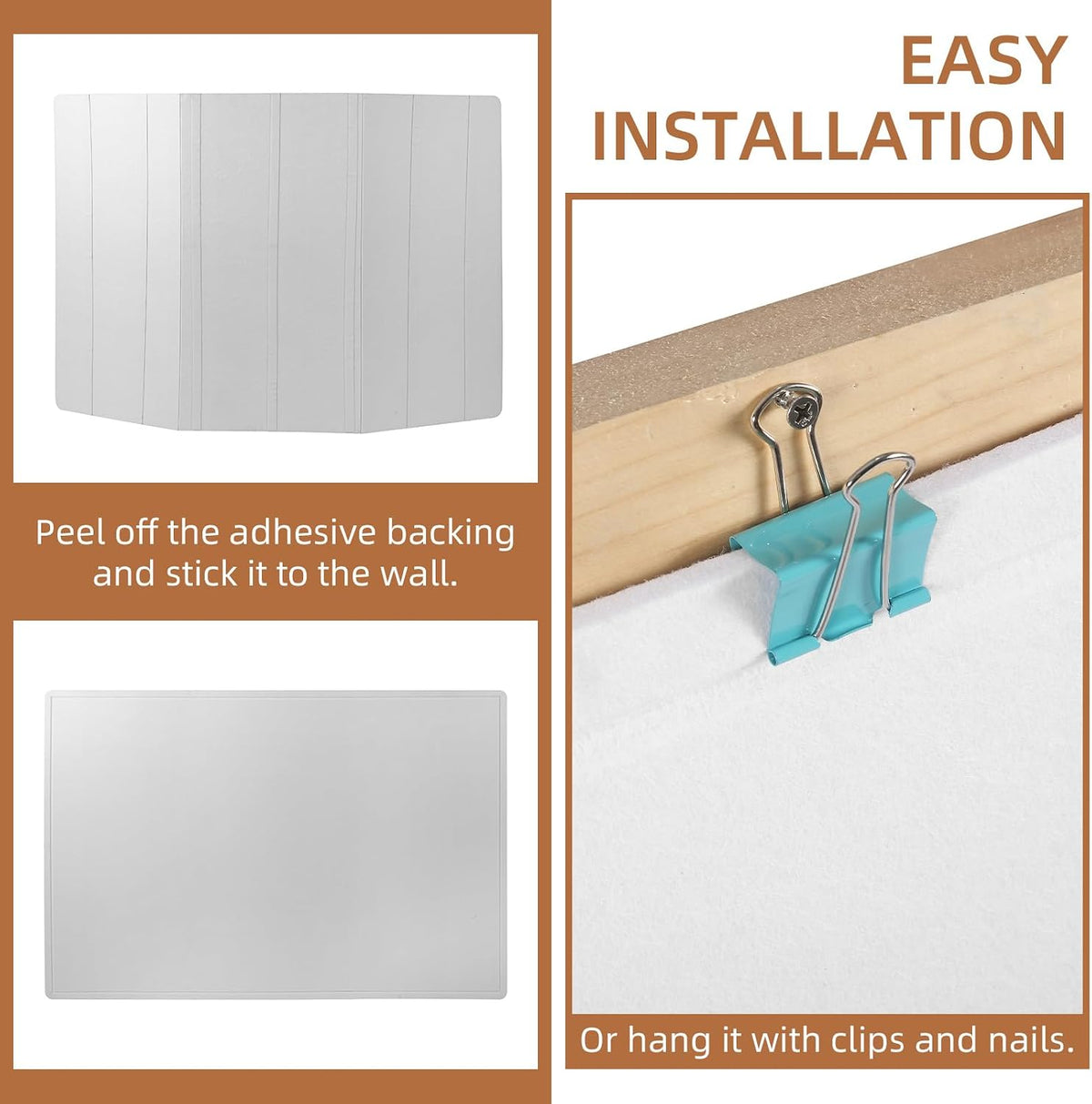 Extra Large Bulletin Board, 72 x 48 Inches Decorative Felt Pin Board Foldable...