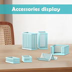 SUPEASY Pen Holder for Desk, 6 Piece Mesh Desk Organizer set for Office - Image 2