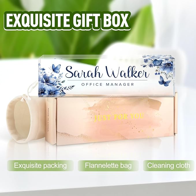 Desk Name Plate Personalized, Custom Name Plates - Image 7
