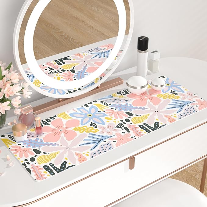 QIYI Floral Large Mouse Pad, Cute Desk Mat - Image 6