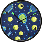 Vozoza Pickleball Game Sports 12 Inch Analog Wall Clocks Battery-Operated by Vozoza