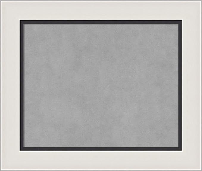 Amanti Art Silver Framed Magnetic Board 22x26 Small Vision Board by AmantiArt