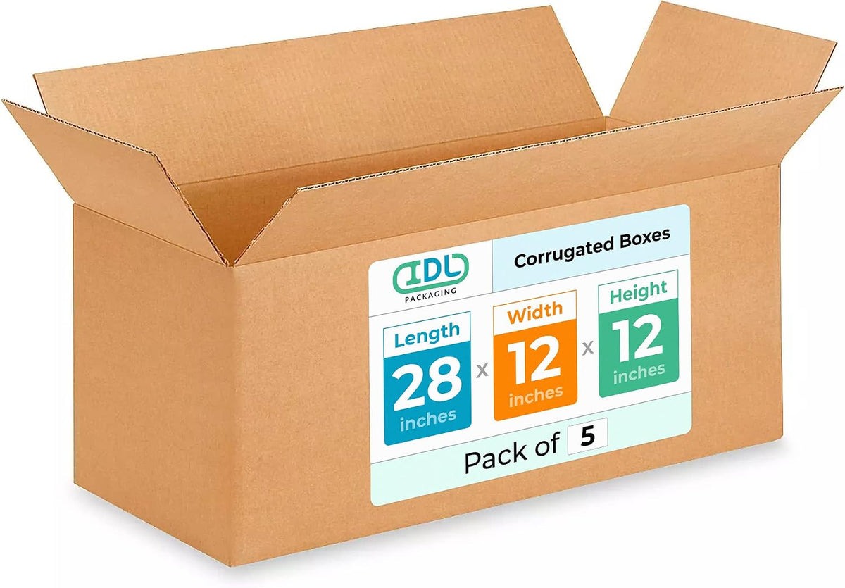 Long Shipping & Moving Boxes 28 x 12 x 12 inches