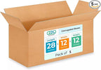 Long Shipping & Moving Boxes 28 x 12 x 12 inches by IDLPackaging