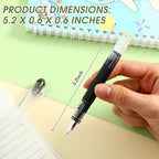 Crtiin 36 Pcs Disposable Fountain Pens, Back to School Quick Drying Ink Pen - Image 3