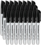 Dabo&Shobo Dry Erase Markers 24 Pack, Low Odor Black Whiteboard Markers by DaboShobo