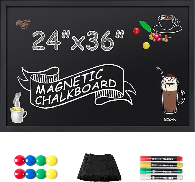 SELEAD Magnetic Chalkboard Words Sign by SELEAD