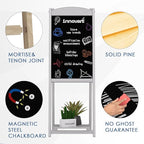 INNOVART Magnetic A-Frame Chalkboard Sign, Sidewalk Sign 45" x 17" - Image 5