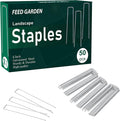FEED GARDEN 4 Inch 200 Pack Hot-dip Galvanized Landscape Staples 11 Gauge by FEEDGARDEN