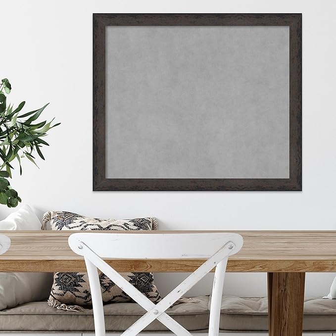 Amanti Art Black Framed Magnetic Board 23x27 Medium Vision Board - Image 5