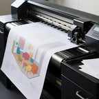 FungLam Wide Format Paper, 24 in x 150 ft Plotter Paper, 2 Rolls CAD Bond Rolls - Image 5
