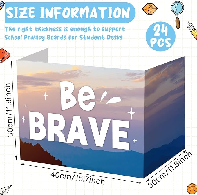 Honoson 24 Pcs Bulk Inspirational Privacy Folders - Image 2