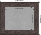 Amanti Art Black Framed Magnetic Board 22x26 Small Vision Board - Image 4