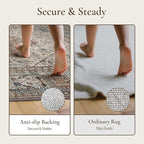 GENIMO Runner Rug 2x10 Non Slip Machine Washable Hallway Runner Rug, Low Pile - Image 4