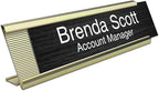 10 Pack 2" x 8" Aluminum Desk Name Plate Holder, Office Name Plate Holder - Image 3