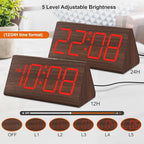 DreamSky Wooden Digital Alarm Clocks - Image 4