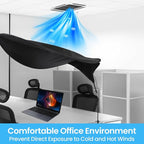 Adjustable Office Cubicle Desk Shade –Blocks Light and Visual Distractions - Image 4