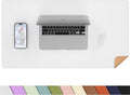 Leather Desk pad Protector, Large Desk mat by AFIING