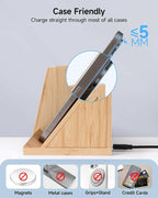 Bamboo Pen Holder for Desk & Nightstand Organizer - Image 9