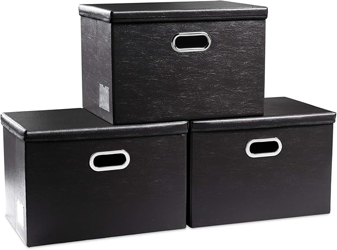 PRANDOM Large Foldable Storage Bins by Prandom