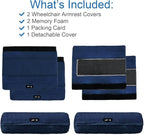 SPRING SEAON Wheelchair Armrest Covers 2 Pack Soft Memory Foam Wheelchair - Image 4