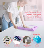 Firbon 12" Guillotine Paper Cutter, Heavy Duty 12-Sheet Capacity Trimmer - Image 5