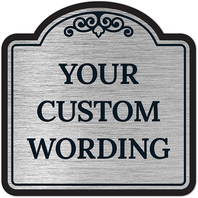Custom Decorative Sign, Personalized Metal Sign by SigoSigns