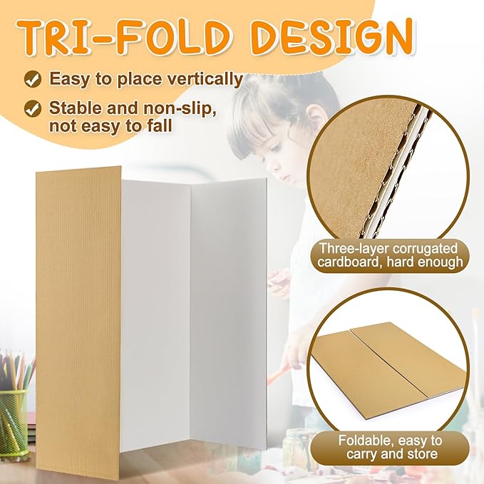 8 PCS Trifold Poster Board - Image 5