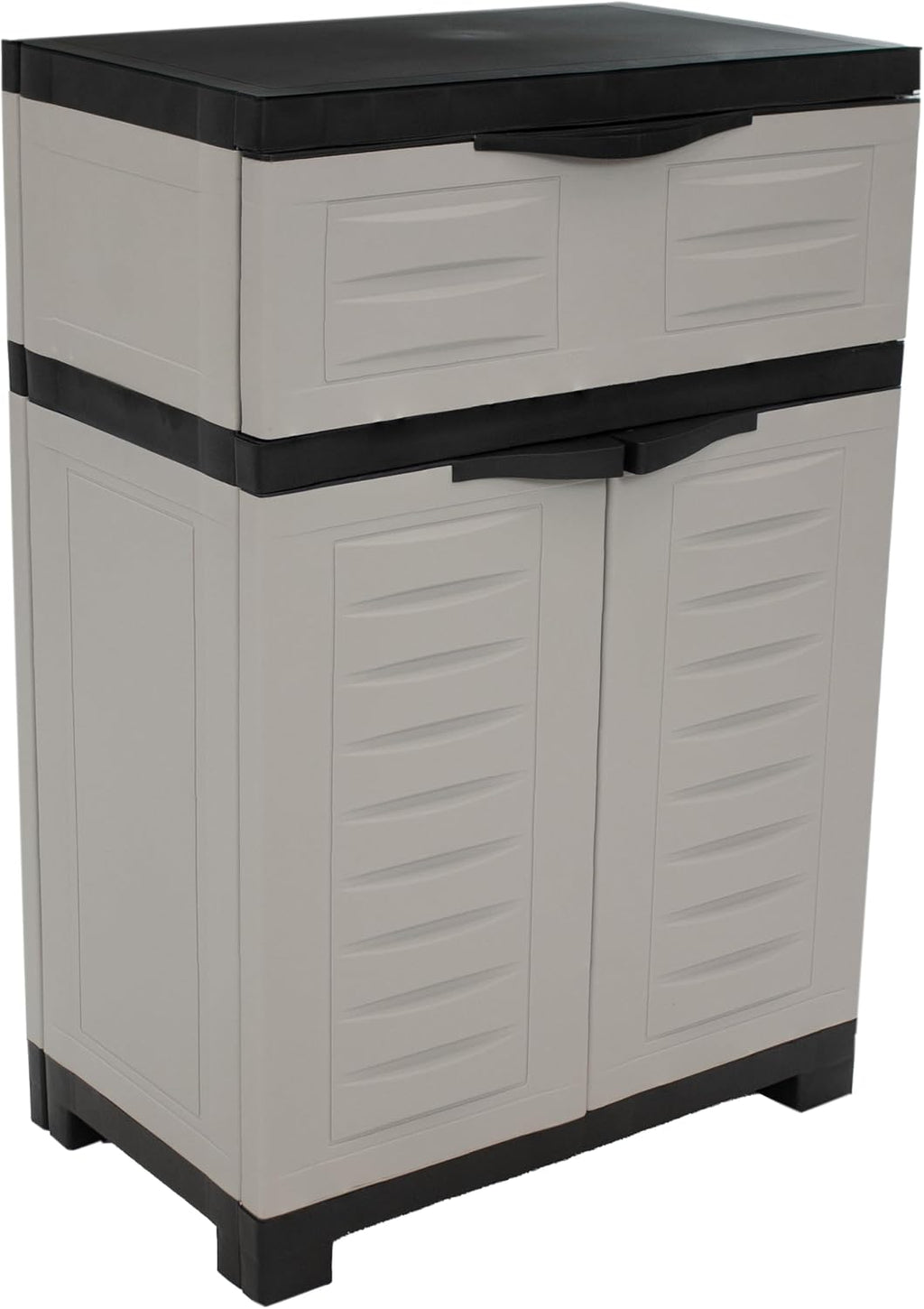 sunnydaze 34.5" garage storage cabinet with adjustable shelf, main product view