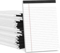 24 Pack Small Legal Pads 5x8 White Note Pads 5x8 College Ruled Paper Tablets by Aidunmis