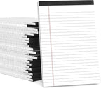 24 Pack Small Legal Pads 5x8 White Note Pads 5x8 College Ruled Paper Tablets by Aidunmis