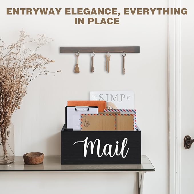 Mail Holder Countertop with 3-Slot, Mail Organizer - Image 2