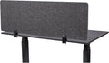 Stand Up Desk Store ReFocus Raw Clamp-On Acoustic Desk Divider Mounted Privacy by SStandUpDeskStore