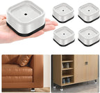 shouwuhho 4 Pack Furniture Risers Adjustable Bed Risers Heavy Duty Lifts Height by EnjoyLifeEnjoyHappiness