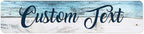 Custom Sign, Custom Street Sign, 11 Font Colors, 13 Font Styles, 4 Hole Options by MySignCenter