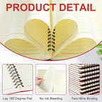 Yahenda 36 Pcs Spiral Notebook Bulk A5 Journal Lined 8.3'' x 5.5'' Writing - Image 4
