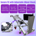 the usa trailer store talon motorcycle garage dolly showing dimensions