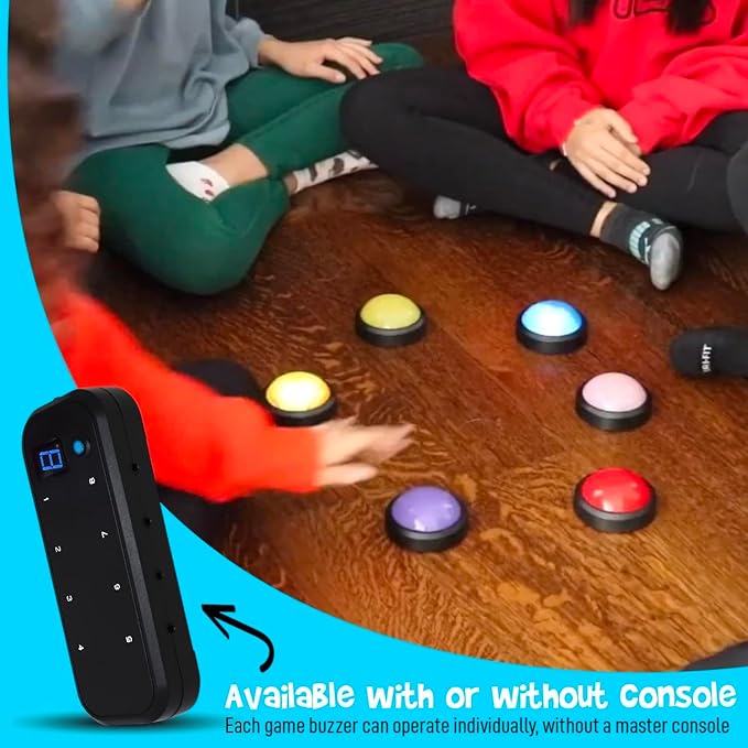 Teacher's Choice Light Up Game Buzzer System, Displays The Winning Player Loud - Image 7