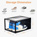 Stebopum 12 Pack Stackable Shoe Storage Organizer - Image 2