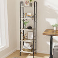 Hzuaneri Ladder Shelf, Bookshelf Bookcase, Freestanding Corner Storage Shelve by Hzuaneri