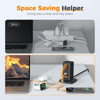 USB C Charger Blcok PD 100W, TESSAN 6-in-1 Charging Station - Image 5