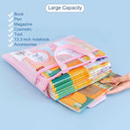 Pendancy Mesh Zipper Pouch 11x13.7 in, Large Double Pocket Waterproof File Bag - Image 7