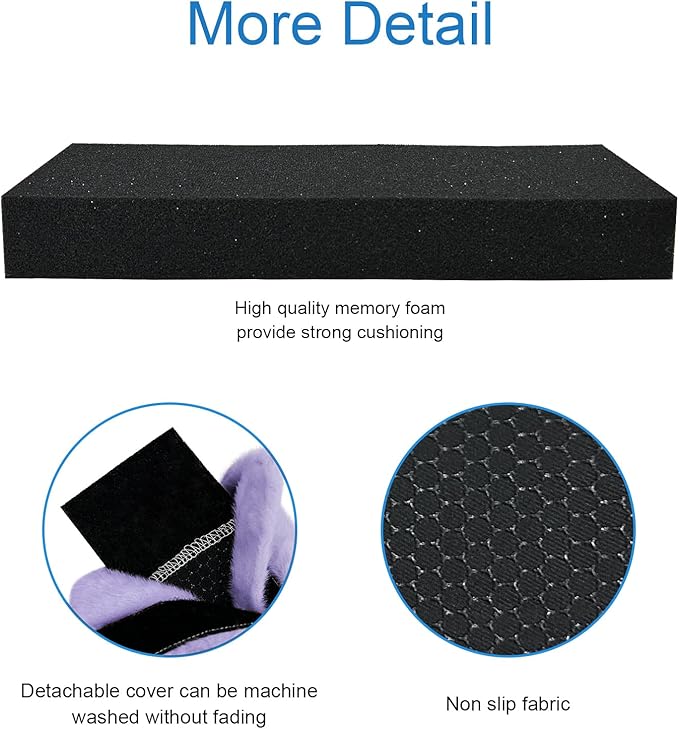 SPRING SEAON Wheelchair Armrest Covers 2 Pack Soft Memory Foam Wheelchair - Image 5