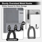 Lucundm Key Holder Wall Mount, Mail Holder - Image 5