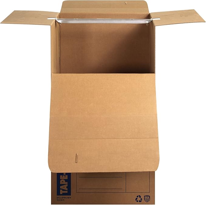 Bankers Box Tall Wardrobe Box 3 Pack, Tape-Free Design - Image 8