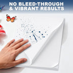 8.5 x 11 Inch White Cardstock 40 Sheets, Premium Thick White Card Stock Paper - Image 4