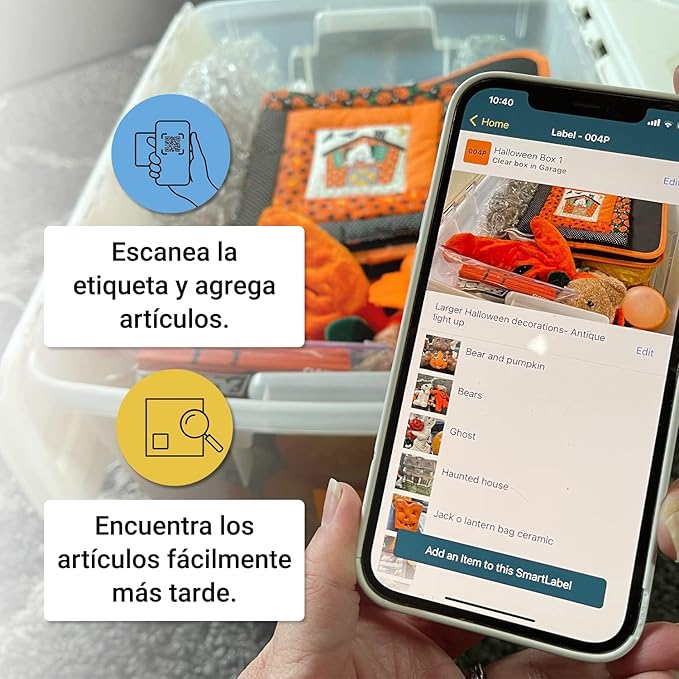 SmartLabels – Etiquetas QR en Español | Paquete de 48 | Multicolor | - Image 3