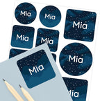 Large Name Labels for Kids by Teddylabels