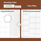 IN-LUXPRO Planner 2026 Daily Weekly and Monthly, 12 Months Spiral Bound - Image 4